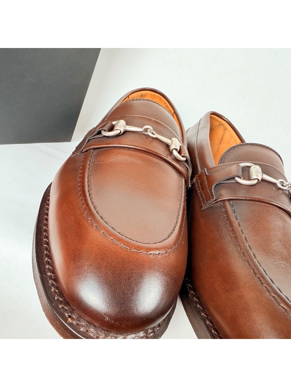 Allen Edmonds Randolph Bit Loafers Espresso Leather Men's 9D Horsebit with Box - Picture 8 of 14